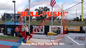 pole vault girl pole vault girl